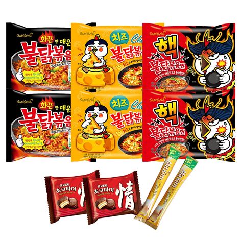Buy [Samyang]Spicy Ramen Various Flavors, Buldak Chicken Stir Fried ...