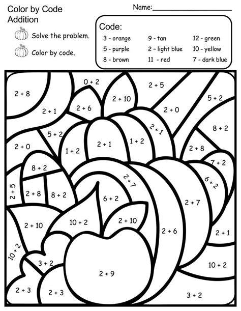 Image result for Thanksgiving Math Sheets