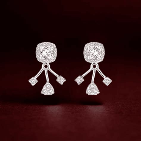 Silver Earrings for Women - Buy Stylish & Luxury Silver Earrings Online ...