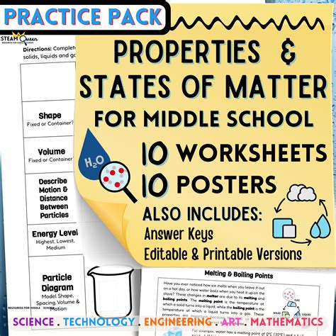 Free properties of matter worksheet high school, Download Free ...