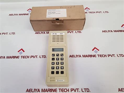 Zenitel Aa702 Wall Master Station With Display Rev.C – Aeliya Marine Tech