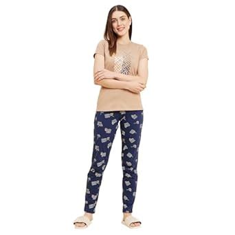 Buy Sweet Dreams Women Printed Half Sleeves Pyjama Set at Amazon.in
