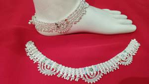Siya Creation Rajasthani Dulhan Heavy payal anklet Alloy Anklet Price ...
