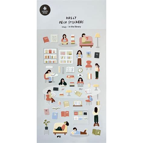 Library Science Stickers 的图像结果