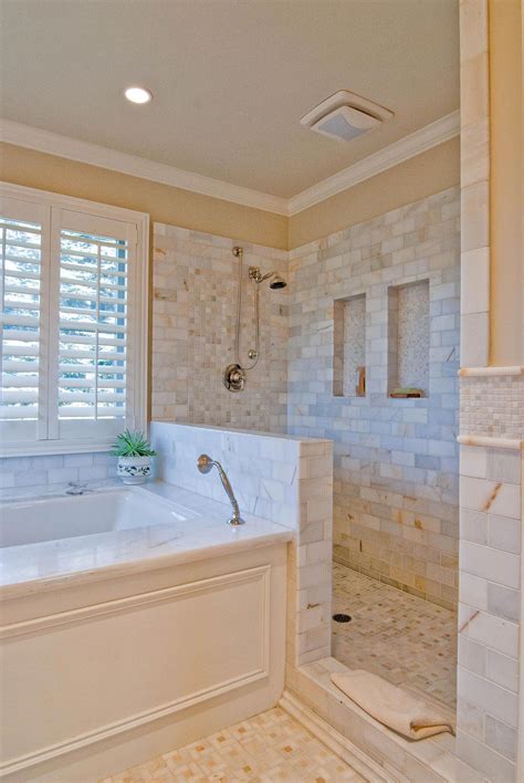 Travertine Small Affordable Master Bathroom Designs