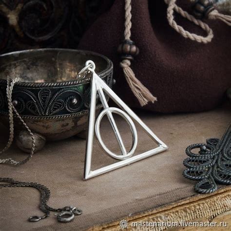Кулон Дары смерти. Гарри Поттер. Harry Potter. Грин-де-Вальд. серебро в ...