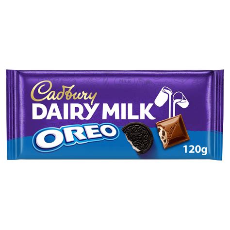 Cadbury Dairy Milk with Oreo Chocolate Bar - 120g | Cadbury dairy milk ...