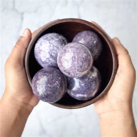 Lepidolite Sphere – The Trivia Store