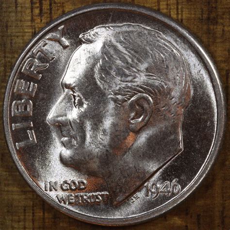 1946 D Choice BU Roosevelt Dime from OBW Roll - For Sale, Buy Now ...