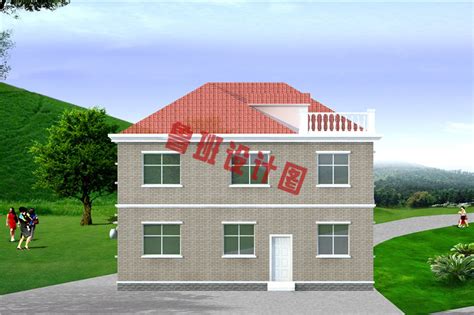 100平米左右简单实用的二层楼房设计图，施工简单造价低_二层别墅设计图_图纸之家