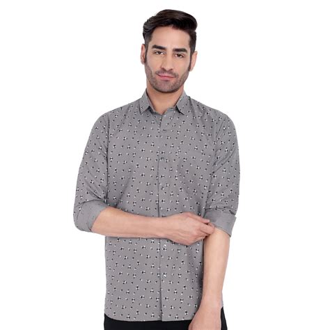 Men’s Cotton Printed Regular Fit Shirt – Casual Wear – GarmentGlobe