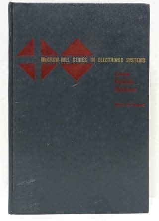Buy Linear Control Systems (Electronic Systems S.) Book Online at Low ...