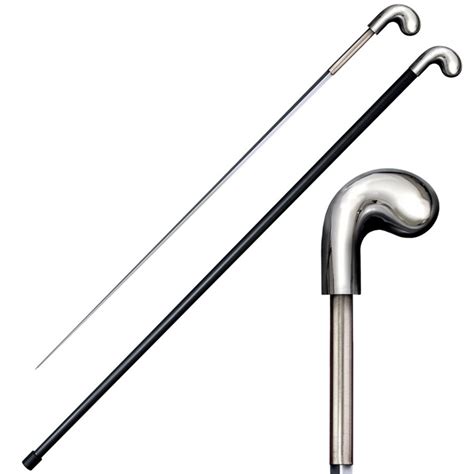 Cold Steel 88SCFAP Pistol Grip Sword Cane w/Aluminum Grip & Composite ...