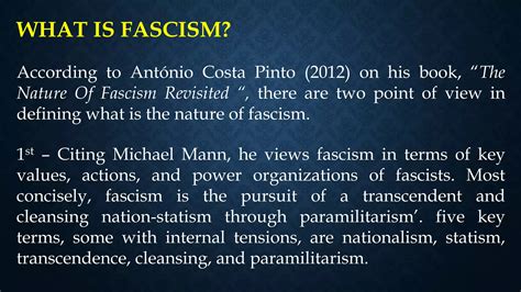 Fascism vs totalitarianism | PPTX