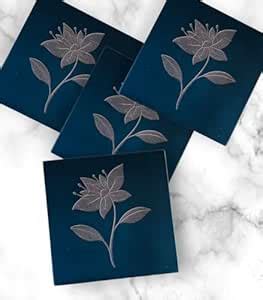 Angira handicrafts Wood Round Shape Coaster Set of 4 for Tea Cups ...