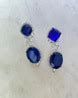 Buy Blue & White Earrings for Women by Mozaati Online | Ajio.com