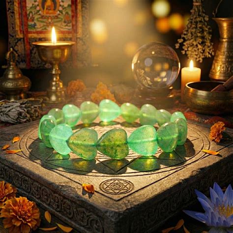 Green Aventurine Heart Shape Bracelet – Aditya Kundali