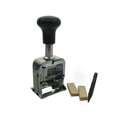 Saim Automatic Numbering Machine, 5 Wheels Self Inking Number Stamp for ...