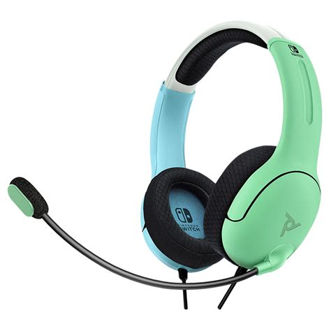 Nintendo Switch Gaming Headphones (Wired) – Pastel Green / Pastel Blue ...