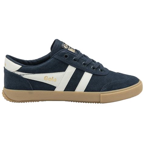 Buy Gola womens Badminton Suede sneakers navy/white online at gola