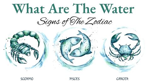 What are the ideal water signs in astrology