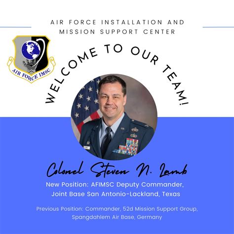 We are thrilled to introduce our new Deputy Commander, Colonel Steven ...