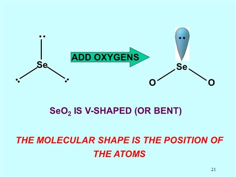SeO2 Molecular Geometry / Shape and Bond Angles