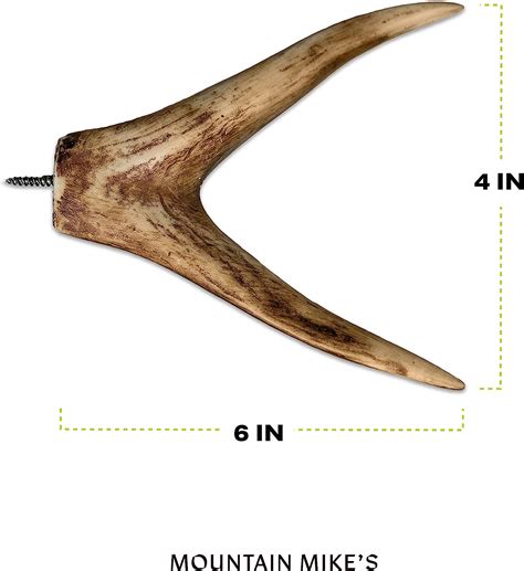 Buy Mountain Mike's Reproductions Faux Antler Curtain Rod Forked Ends ...