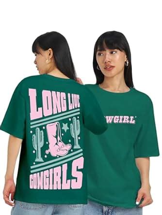 Buy JUNEBERRY® 100% Pure Cotton Oversized Baggy Fit Round Neck T-Shirt ...