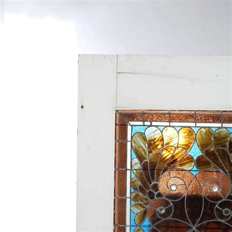 Antique Leaded Glass Window, circa 1920 For Sale at 1stDibs