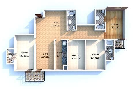 Rent 3 BHK Flat/Apartment in DLF Ridgewood Estate Phase 4 DLF, Gurgaon ...