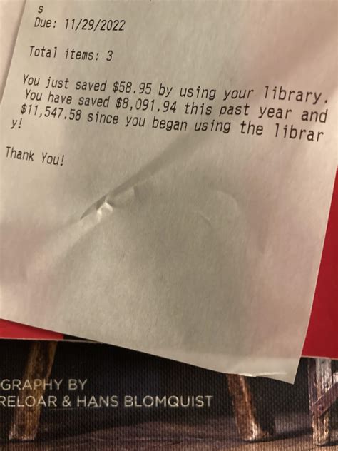 I’m an avid reader and have saved over $8k using the library this year ...