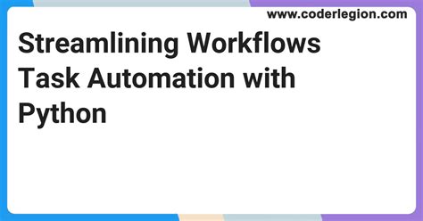 Image result for Simulation Workflow Automation with Python