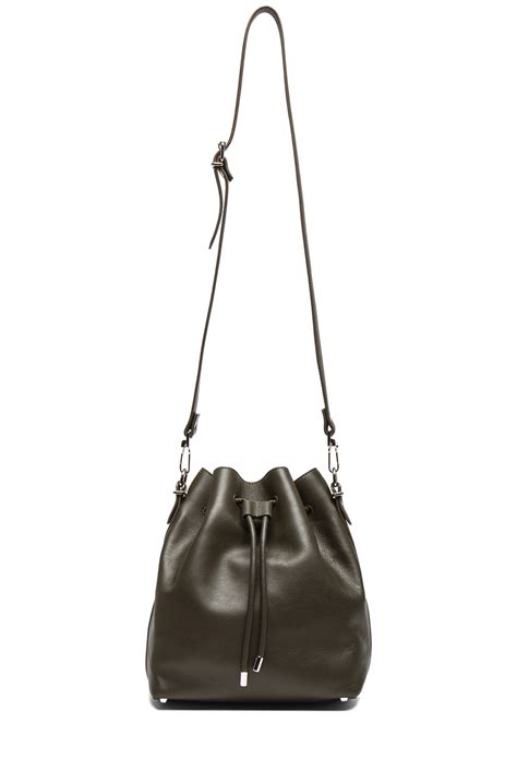 Proenza Schouler Medium Bucket Bag in Dark Moss | FWRD