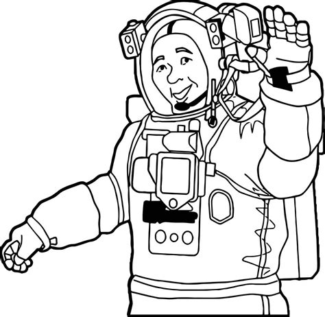 Astronaut Coloring pages - 100 Coloring Pages for Kids