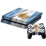 Argentine Flag Pattern Decal Stickers for PS4 Game Console : Amazon.in ...