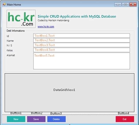 Windev MySQL CRUD 的图像结果