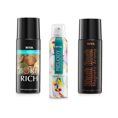 Born Rich, Melody Orchestra, & Black Rock Pack of 3 | Unisex Deodorant ...