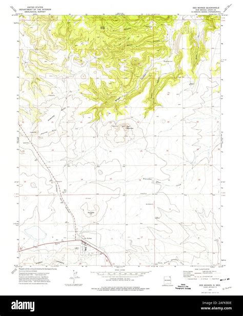 Des moines new mexico map Cut Out Stock Images & Pictures - Alamy