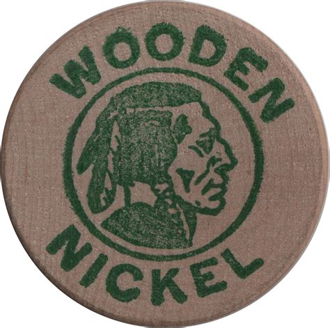 Wooden Nickel - Montgomery Ward (Worth, Texas) - United States – Numista