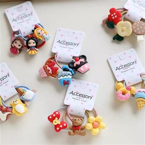 Kids Cartoon Rubber Band (Pack of 12) : Amazon.in: Jewellery