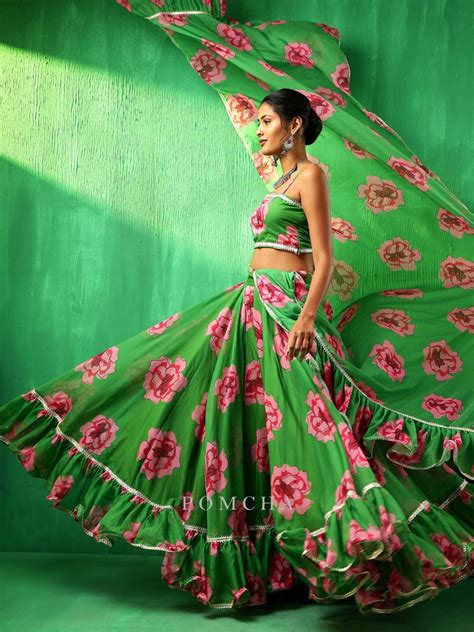 Elevate Your Look with Cotton Lehenga Sets – Pomcha Jaipur