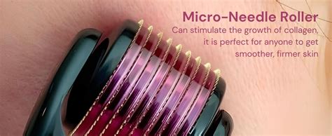 SuperGeneriX Derma Roller for Hair Growth 0.5 mm with Titanium Alloy ...