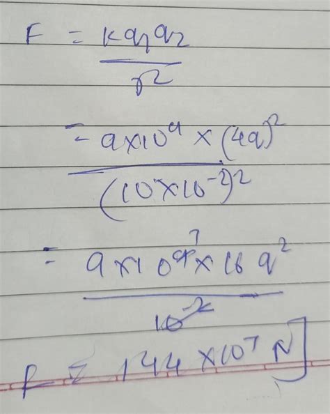 Q. A system of two charges + 4q and -4q are separated by distance of ...