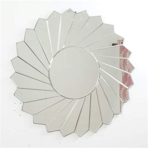 Buy Quality Glass Silver Round Decorative Wall Mirror for | Living Room ...