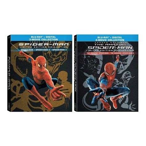 Spider man 1 2 3 Amazing Spider man 1 2 Collection Blu ray Sony Spider ...