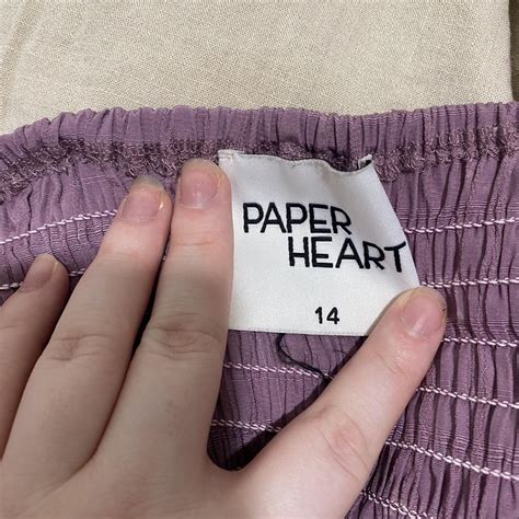 TK maxx dress paper heart- size 14 - Depop