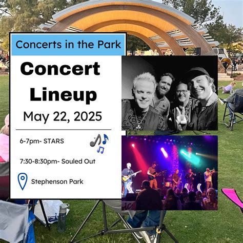 Concerts in the Park at Stephenson Park: STARS and Souled Out ...