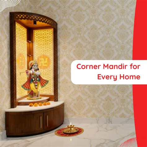 Corner Mandir Designs for Compact Sacred Spaces – DZYN Furnitures