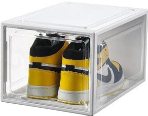 SUICUNE Shoe Box,1 pcs Shoe Storage Boxes Clear Plastic Stackable ...